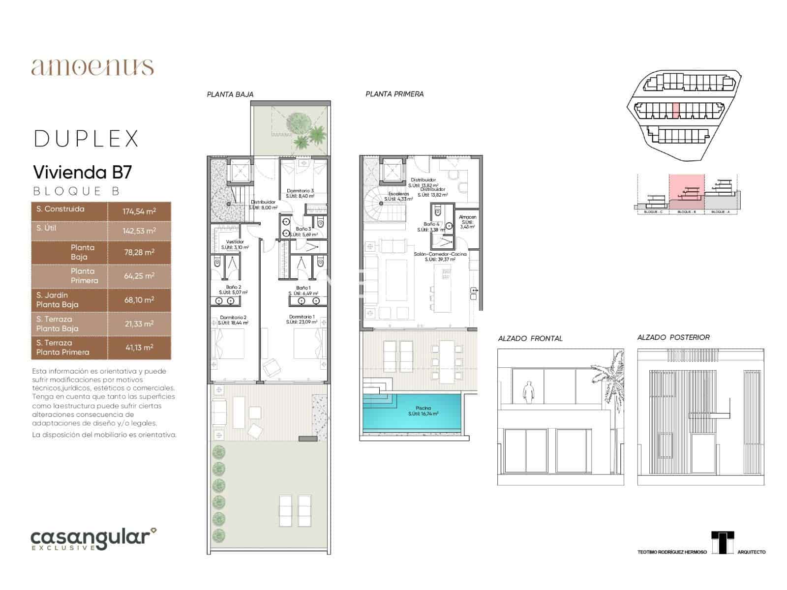 3 bedroom Flat for sale in Callao Salvaje with pool garage - € 1,326,000 (Ref: 9585209)