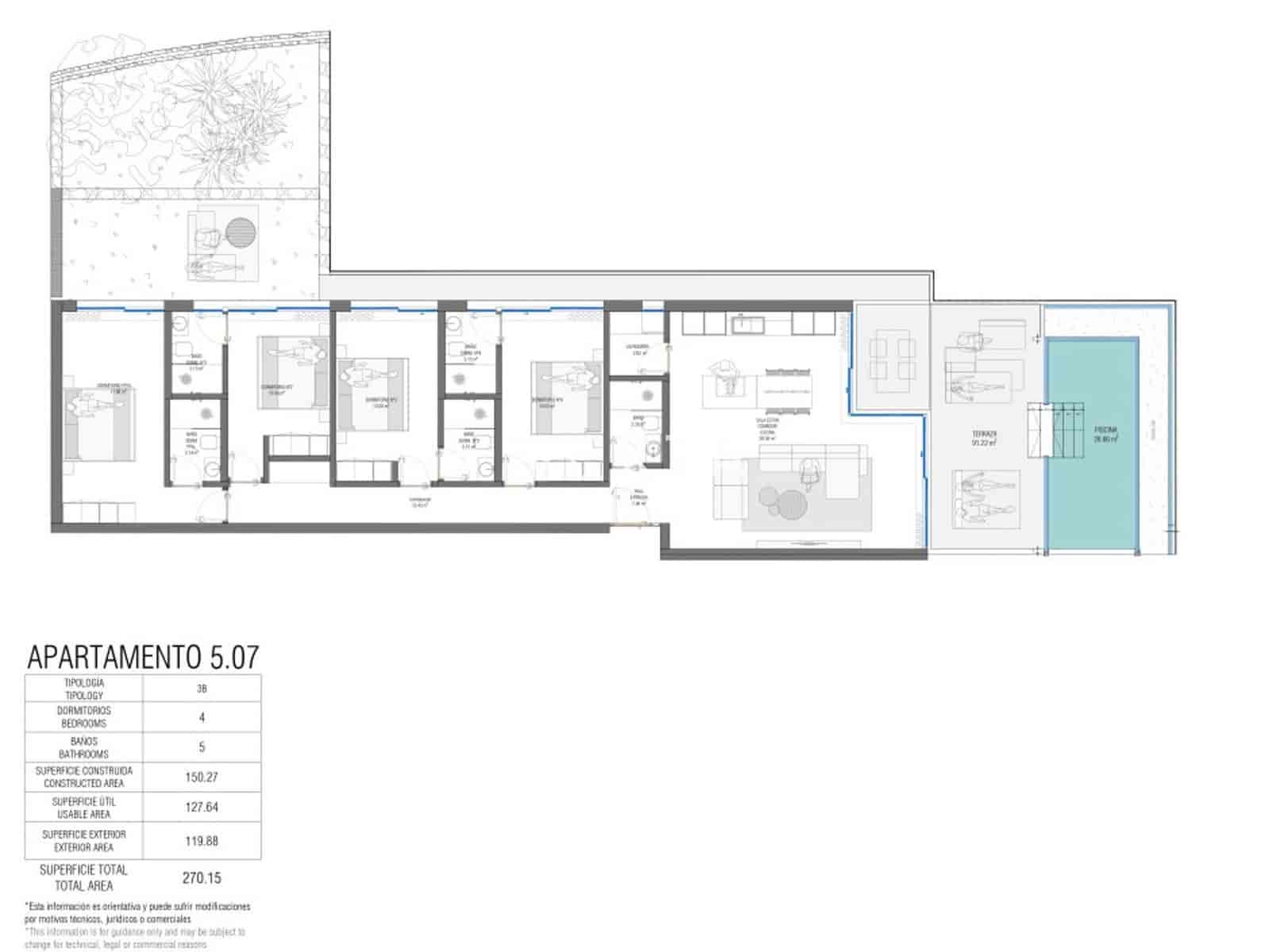 4 quarto Apartamento para venda em Los Cristianos com piscina garagem - 1 768 500 € (Ref: 9588207)