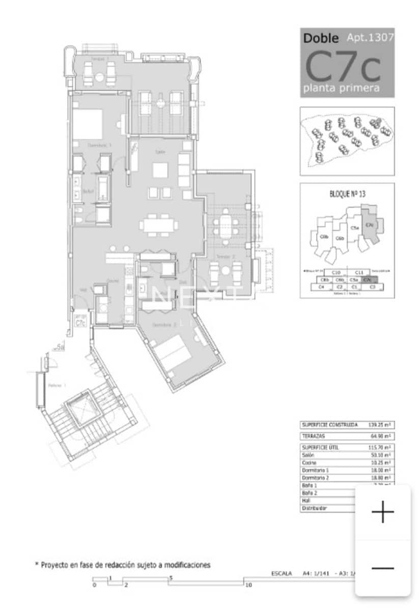 2 makuuhuone Asunto myytävänä paikassa Guia de Isora mukana uima-altaan 
autotalli - 1 149 000 € (Ref: 9685885)