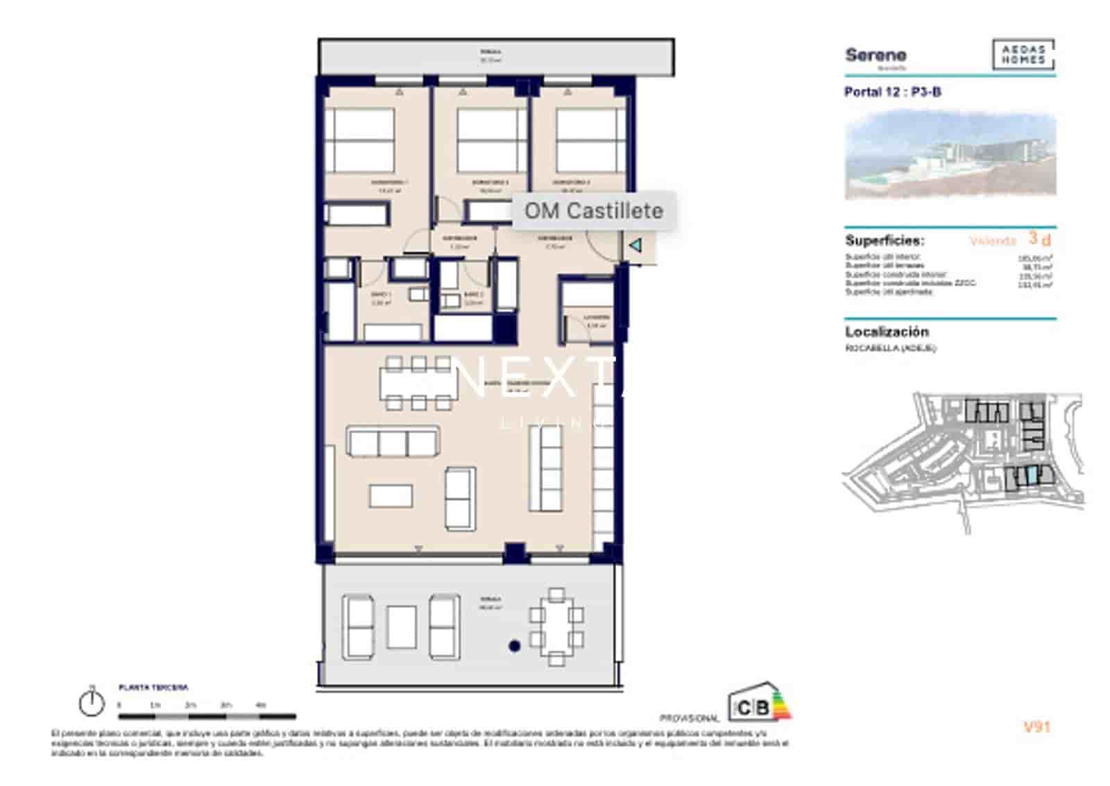 3 soveværelse Lejlighed til salg i Callao Salvaje med swimmingpool garage - € 1.250.000 (Ref: 9785998)