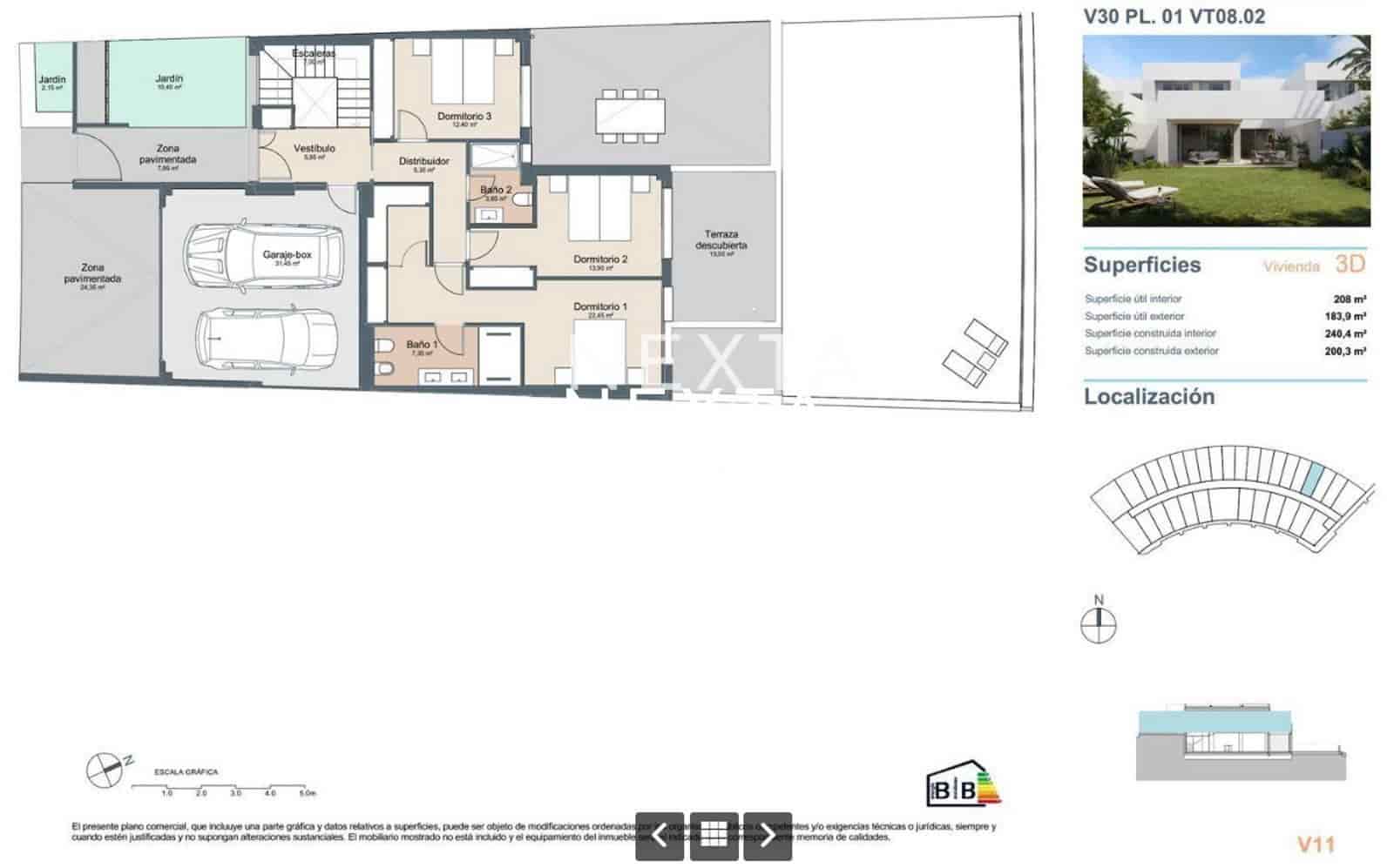 3 soveværelse Byhus til salg i Las Palmas de Gran Canaria med swimmingpool garage - € 998.000 (Ref: 9883719)