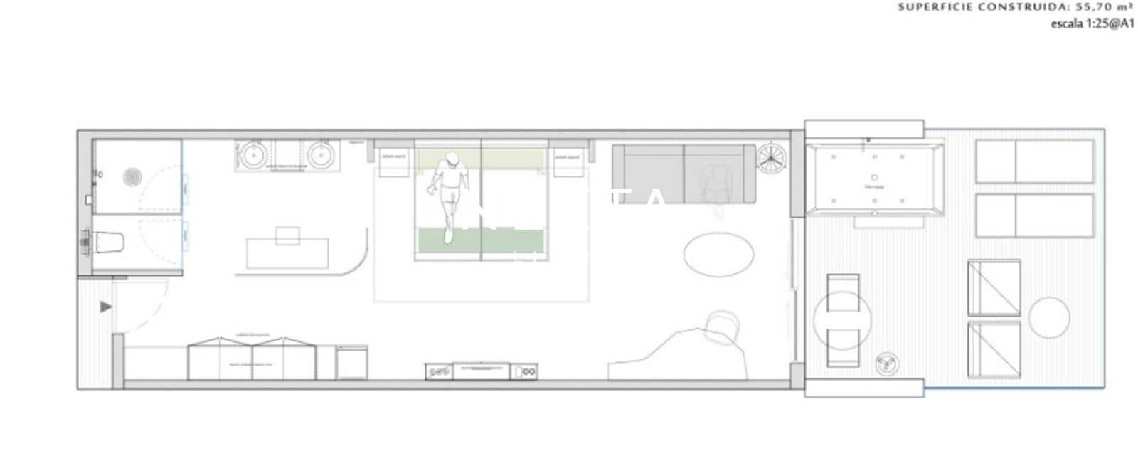 1 quarto Apartamento para venda em La Caleta Adeje com piscina - 590 000 € (Ref: 9991860)