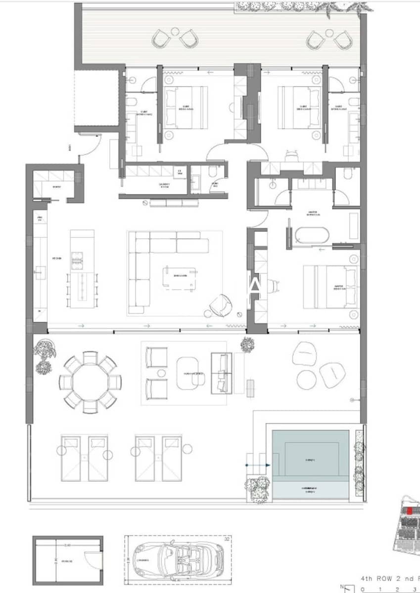 3 soverom Leilighet til salgs i La Caleta Adeje med svømmebasseng garasje - € 2 200 000 (Ref: 9991862)