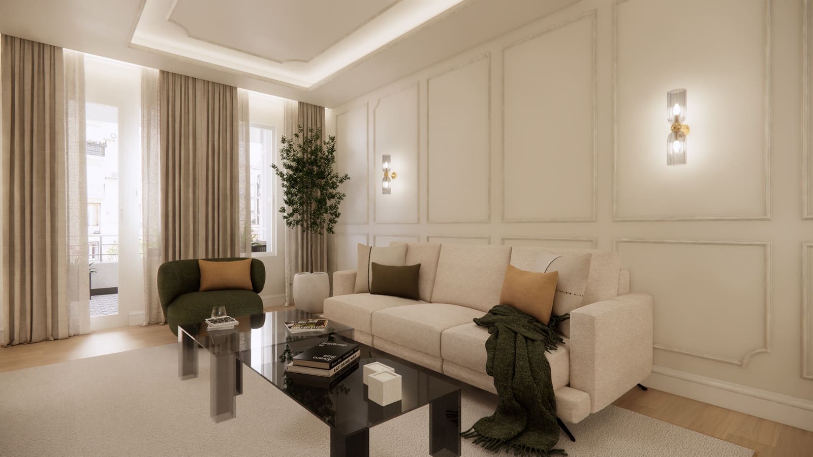 3 camera da letto Appartamento in vendita in Madrid citta con garage - 2.139.000 € (Rif: 9558293)