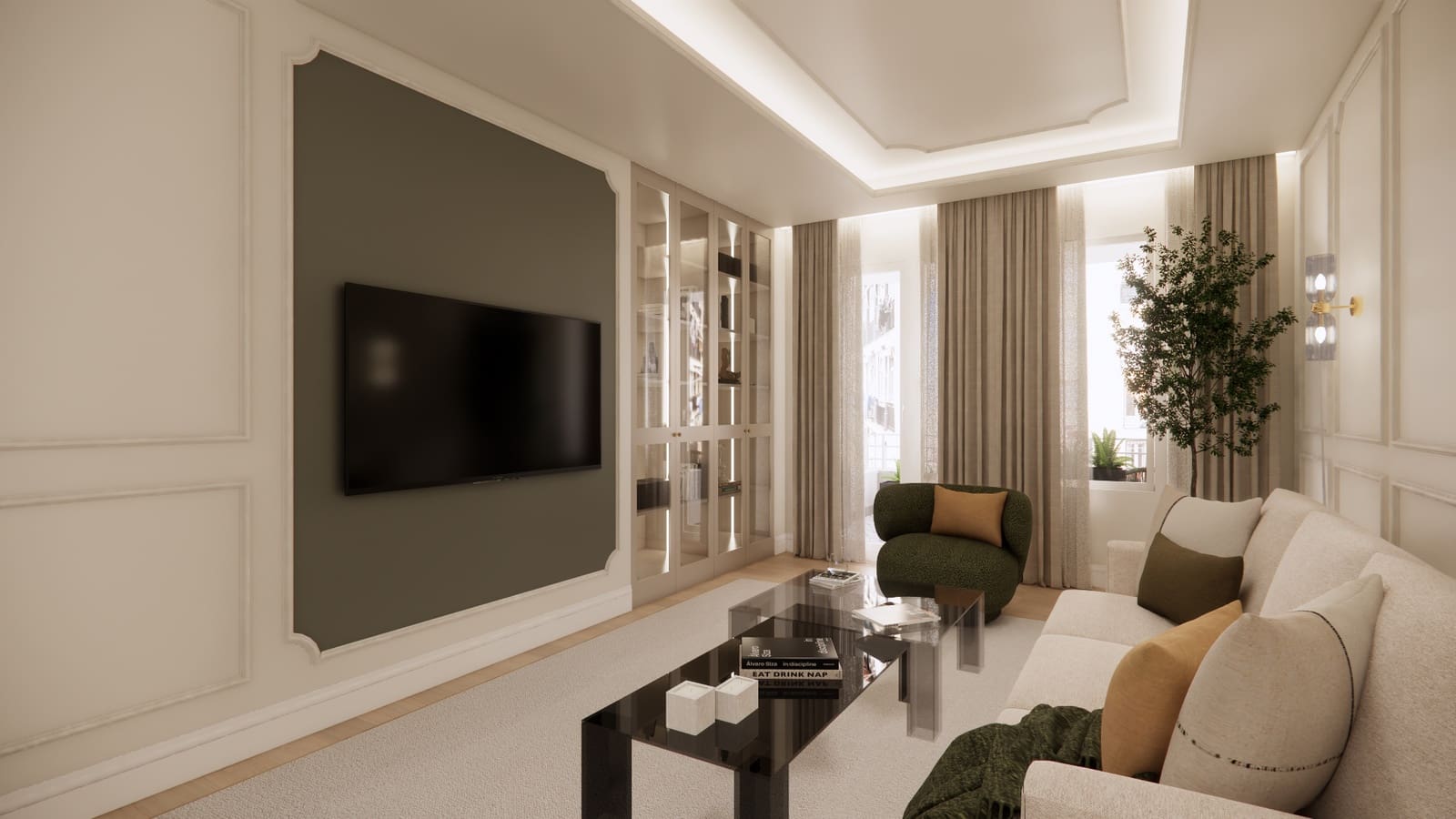 3 camera da letto Appartamento in vendita in Madrid citta con garage - 2.139.000 € (Rif: 9558293)