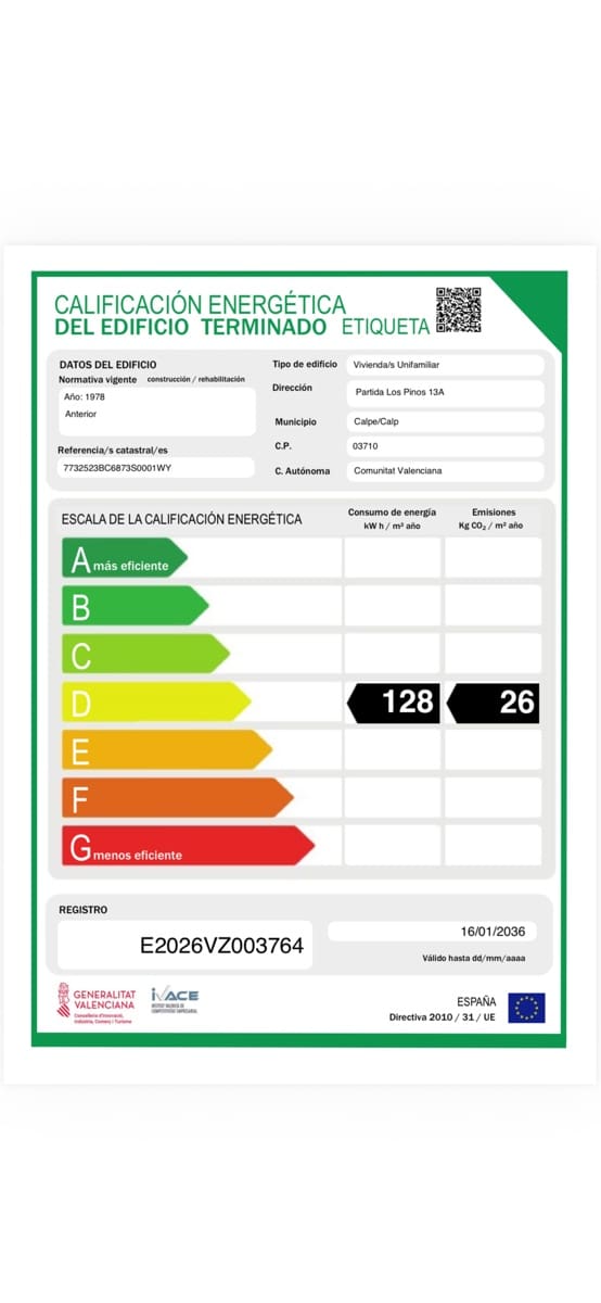 3 Zimmer Doppelhaus zu verkaufen in Calpe / Calp mit Pool - 590.000 € (Ref: 9493938)