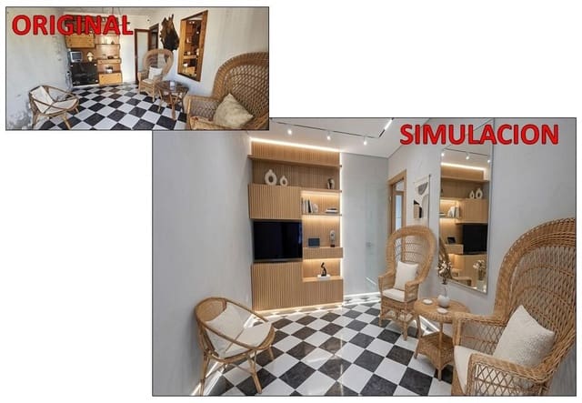 Bungalow de 2 habitaciones en El Chaparral - La Siesta - La Torreta, Torrevieja en venta - 137.300 € (Ref: 10047463)