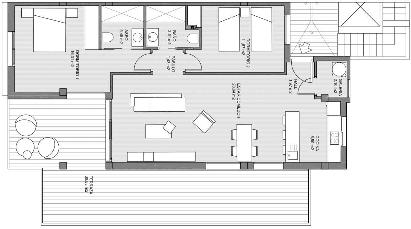 2 bedroom Apartment for sale in El Raso with pool garage - € 319,000 (Ref: 9541257)