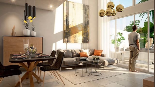 3 makuuhuone Rivitalo myytävänä paikassa Algorfa mukana uima-altaan - 453 000 € (Ref: 9541279)