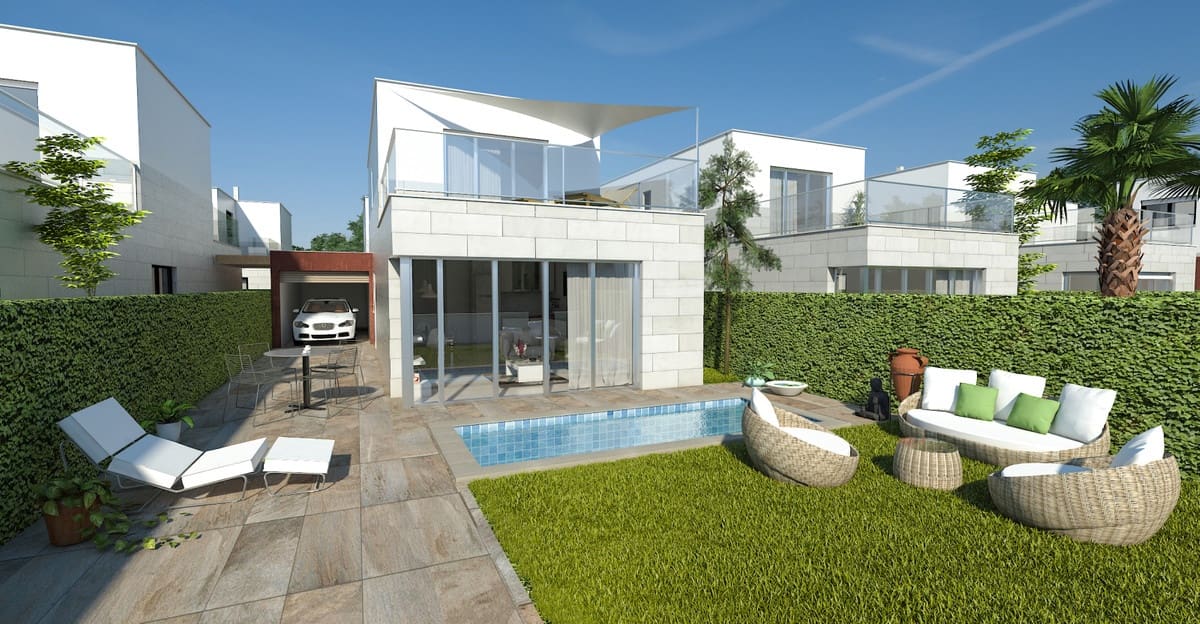 Chalet de 3 habitaciones en Los Alcázares en venta con piscina garaje - 445.000 € (Ref: 9541335)