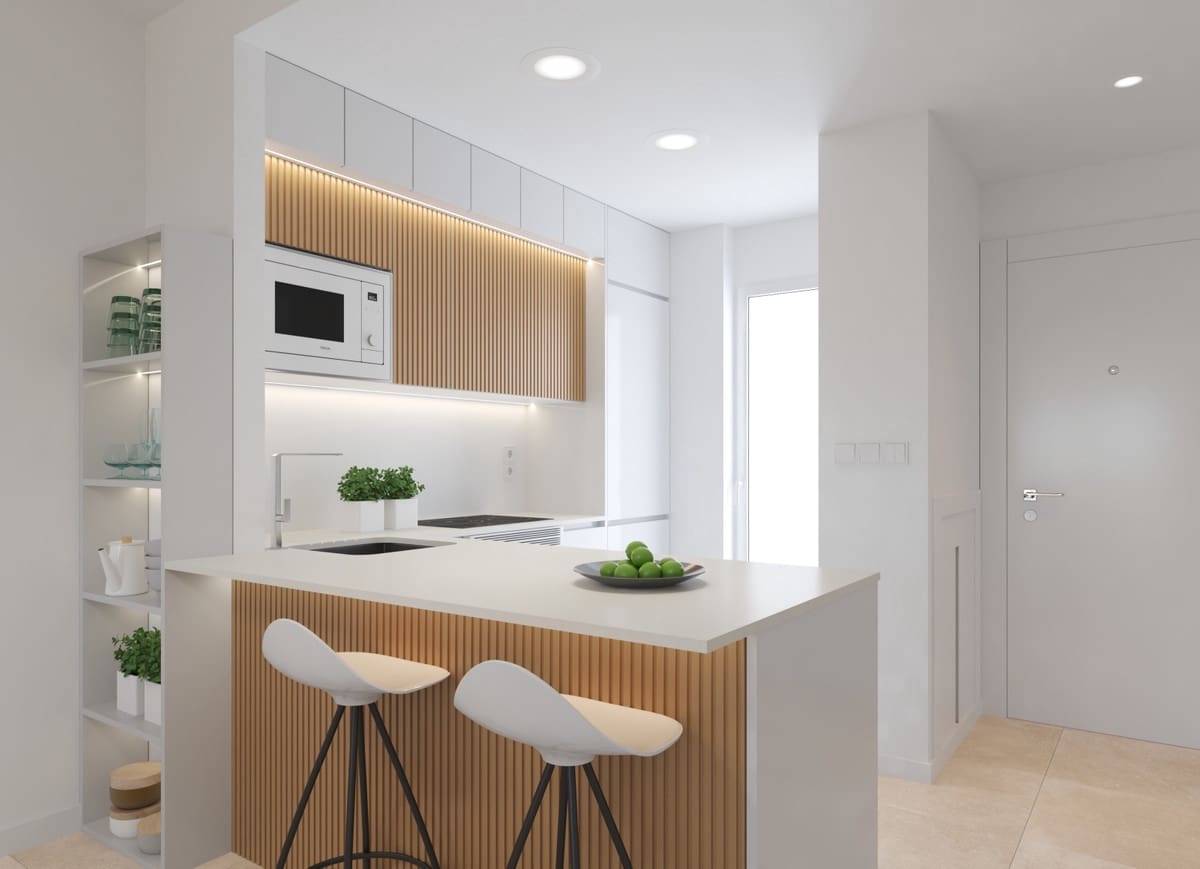 2 makuuhuone Huoneisto myytävänä paikassa Calpe / Calp mukana uima-altaan 
autotalli - 479 000 € (Ref: 9541404)