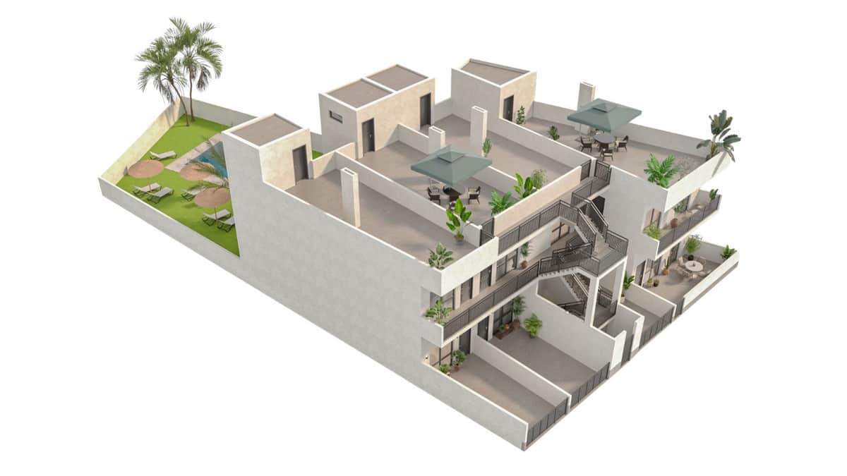 2 bedroom Apartment for sale in Pinoso with pool - € 139,900 (Ref: 9551692)