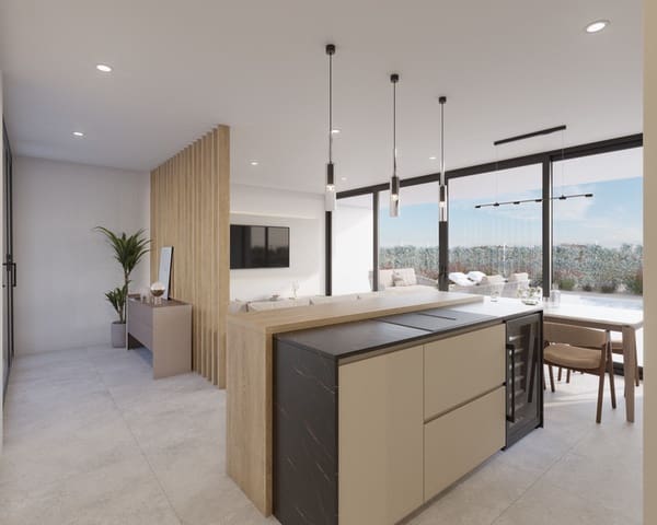 Chalet de 3 habitaciones en Hacienda del Alamo, Fuente Alamo de Murcia en venta con piscina garaje - 335.300 € (Ref: 9551771)