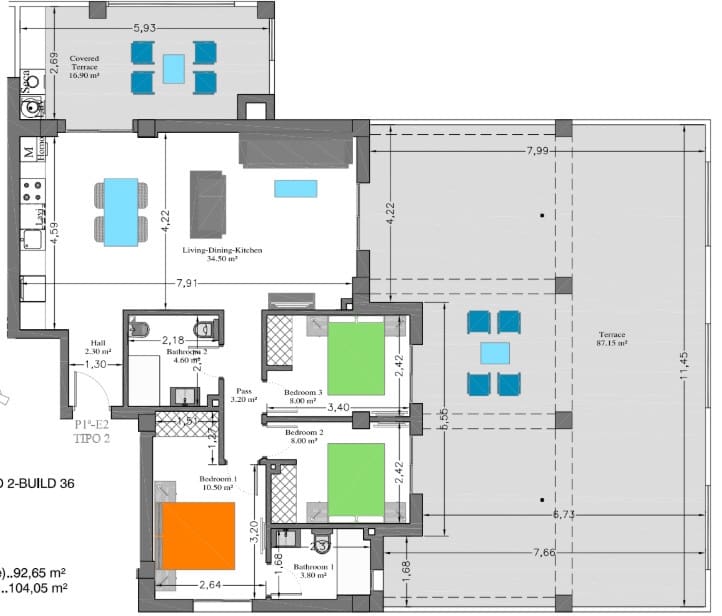 3 bedroom Apartment for sale in Las Ramblas Golf with pool - € 350,000 (Ref: 9608361)