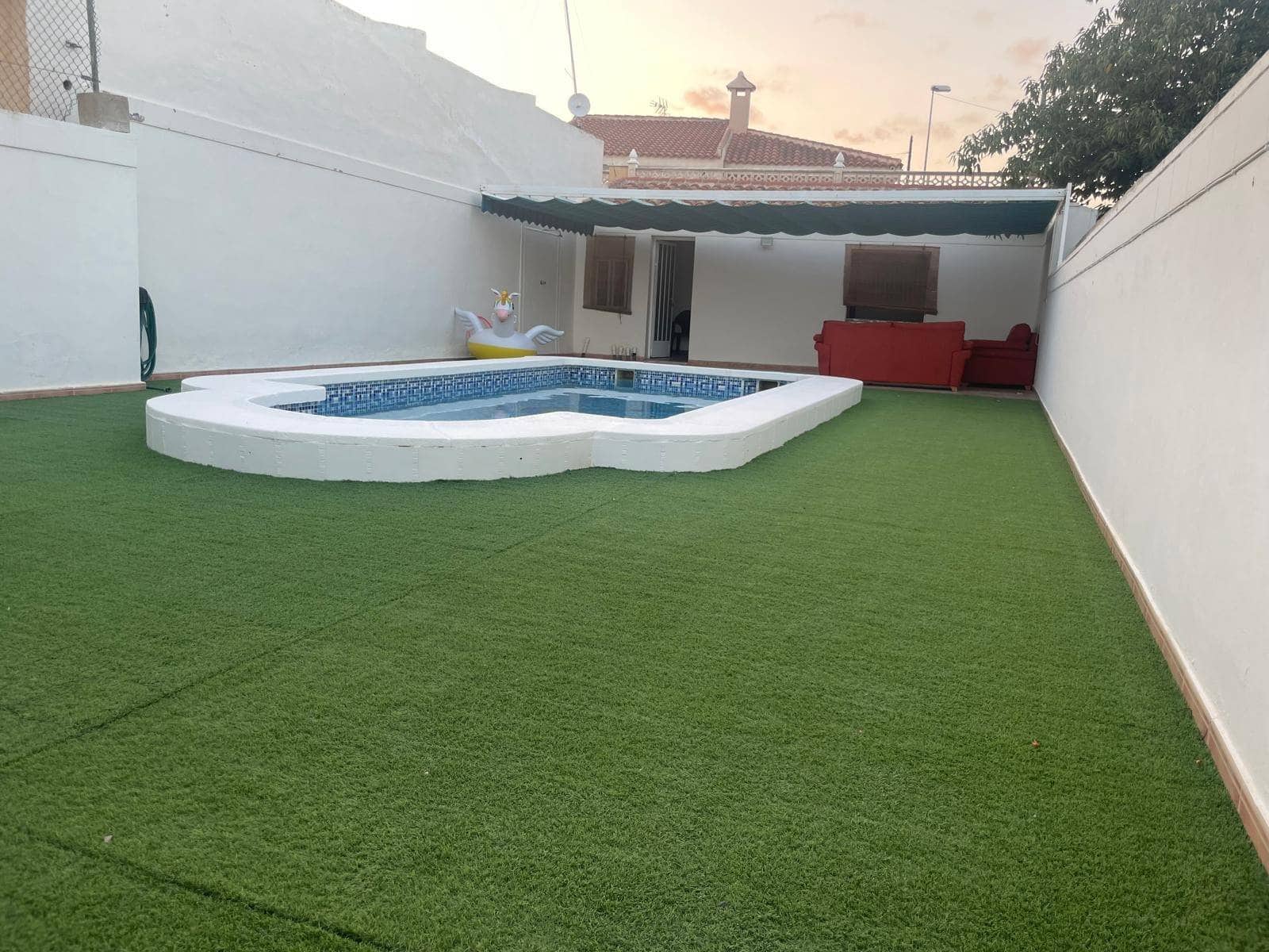 3 chambre Villa/Maison Semi-Mitoyenne à vendre à Pilar de la Horadada avec piscine - 250 000 € (Ref: 9609357)