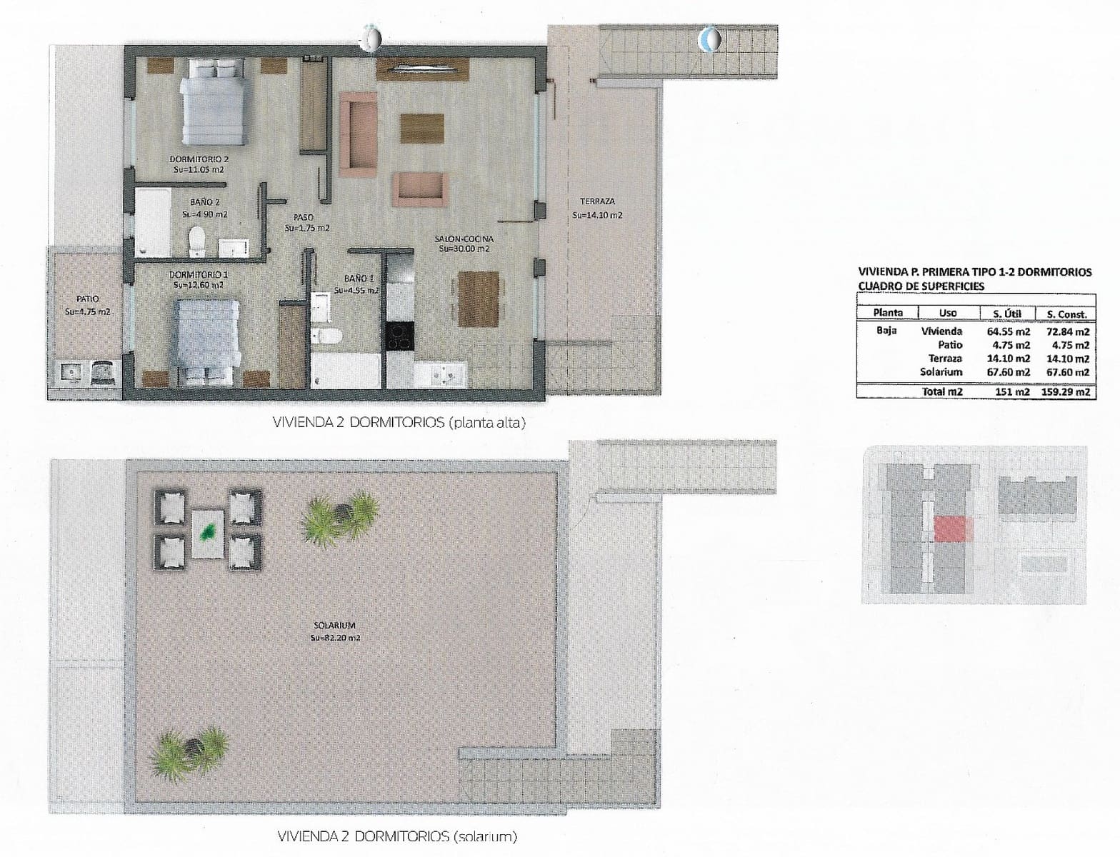2 quarto Apartamento para venda em Pilar de la Horadada - 295 000 € (Ref: 9615682)