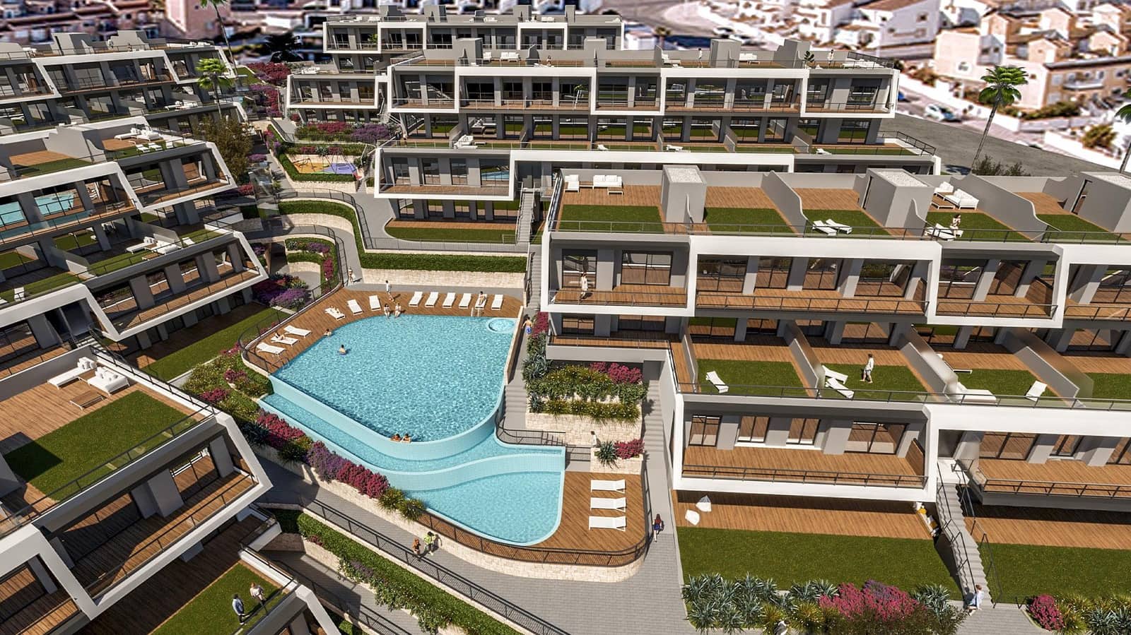 3 Zimmer Apartment zu verkaufen in Gran Alacant mit Pool - 405.000 € (Ref: 9696466)