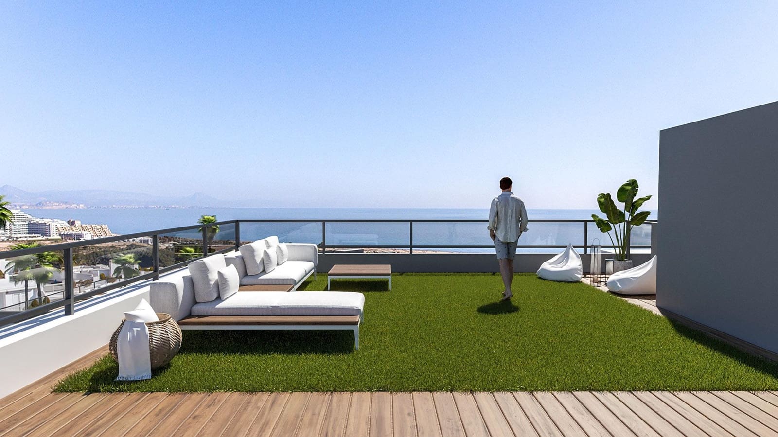 3 Zimmer Apartment zu verkaufen in Gran Alacant mit Pool - 405.000 € (Ref: 9696466)