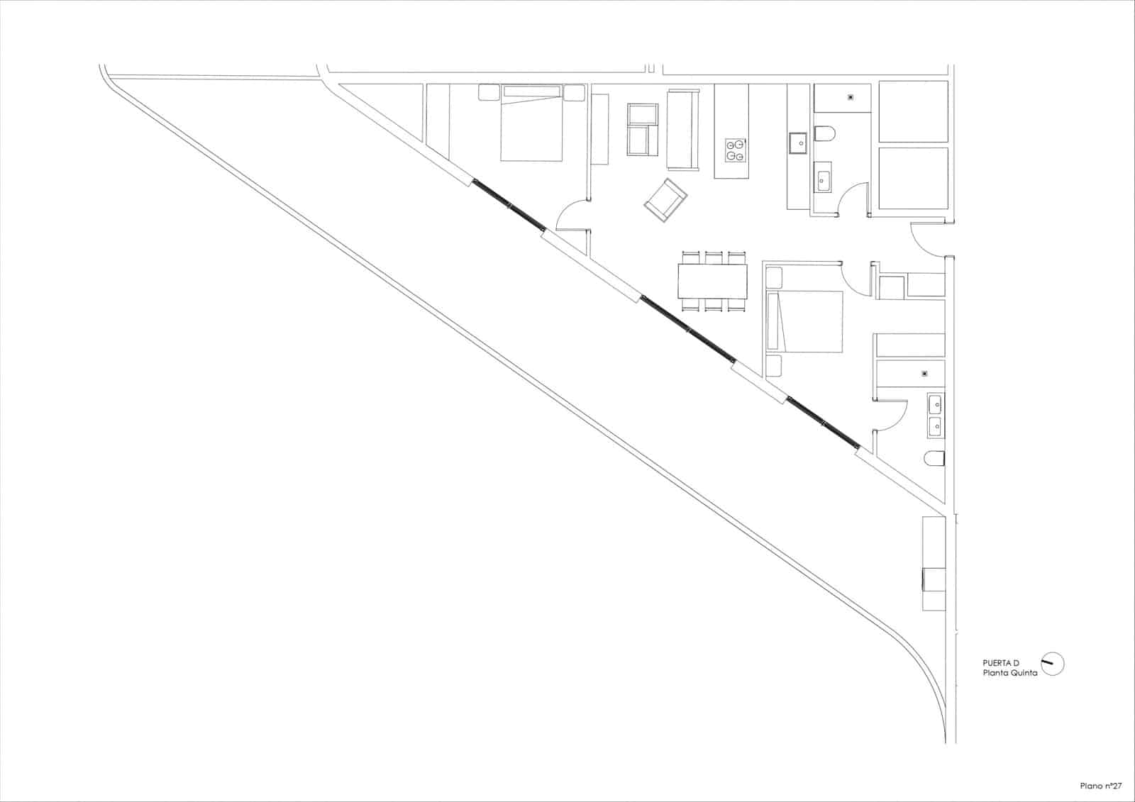 2 soverom Penthouse til salgs i Calpe / Calp med svømmebasseng - € 583 106 (Ref: 9696474)