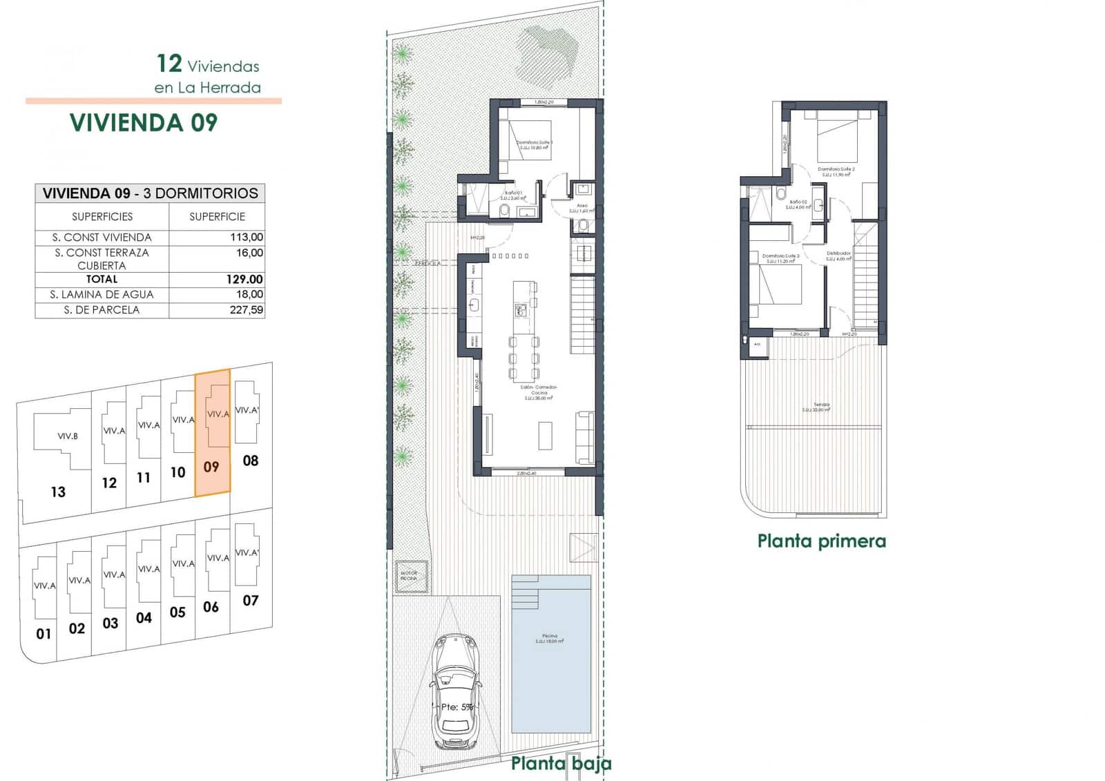 Chalet de 3 habitaciones en Los Montesinos en venta - 445.000 € (Ref: 9696502)