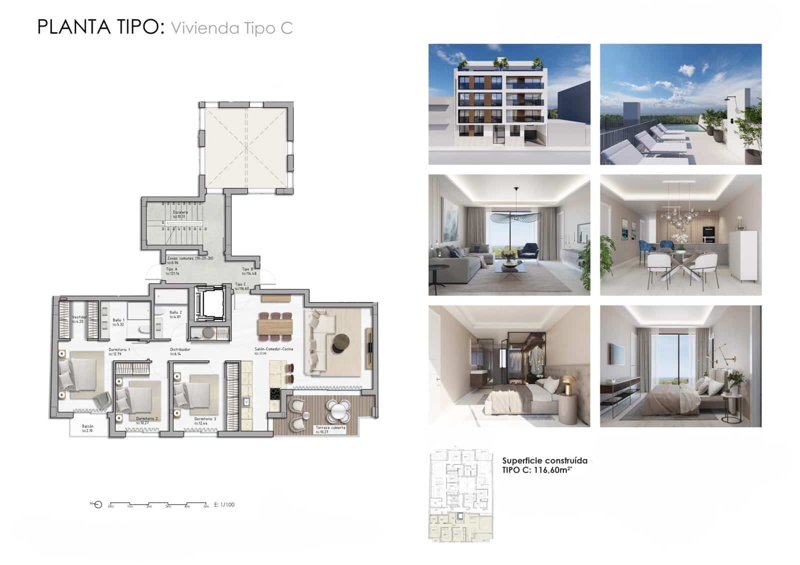 3 sypialnia Apartament na sprzedaż w Guardamar del Segura z basenem - 385 000 € (Ref: 9696534)