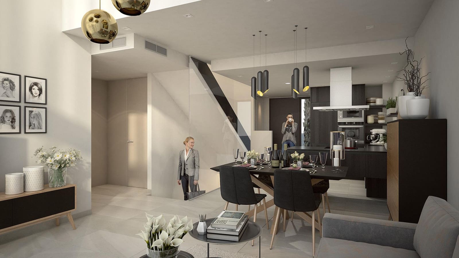 3 soveværelse Rækkehus til salg i Algorfa med swimmingpool - € 453.000 (Ref: 9701757)