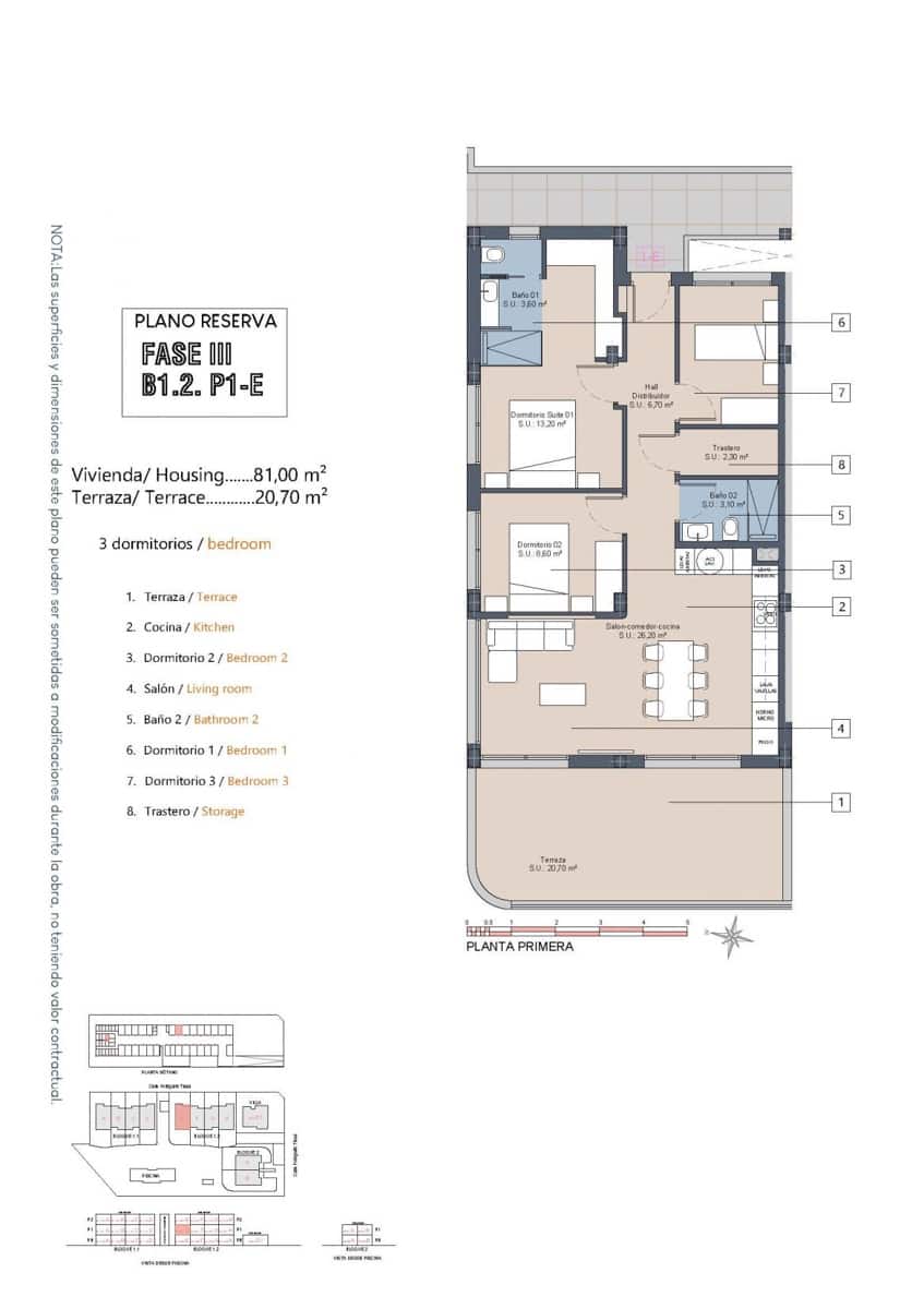 3 sovrum Lägenhet till salu i Los Alcazares med pool - 319 900 € (Ref: 9701805)