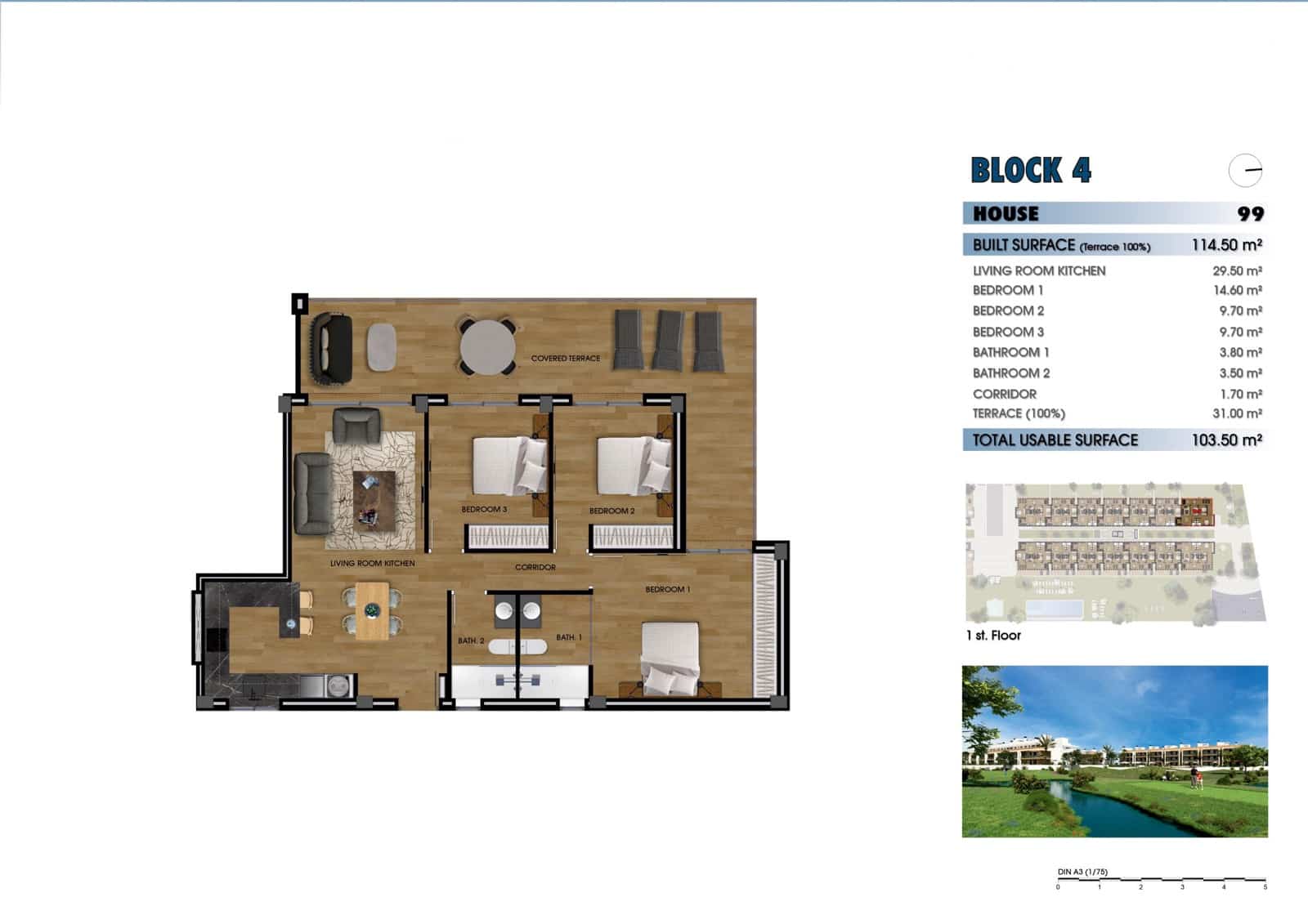 3 bedroom Apartment for sale in Los Alcazares with pool - € 330,000 (Ref: 9701960)