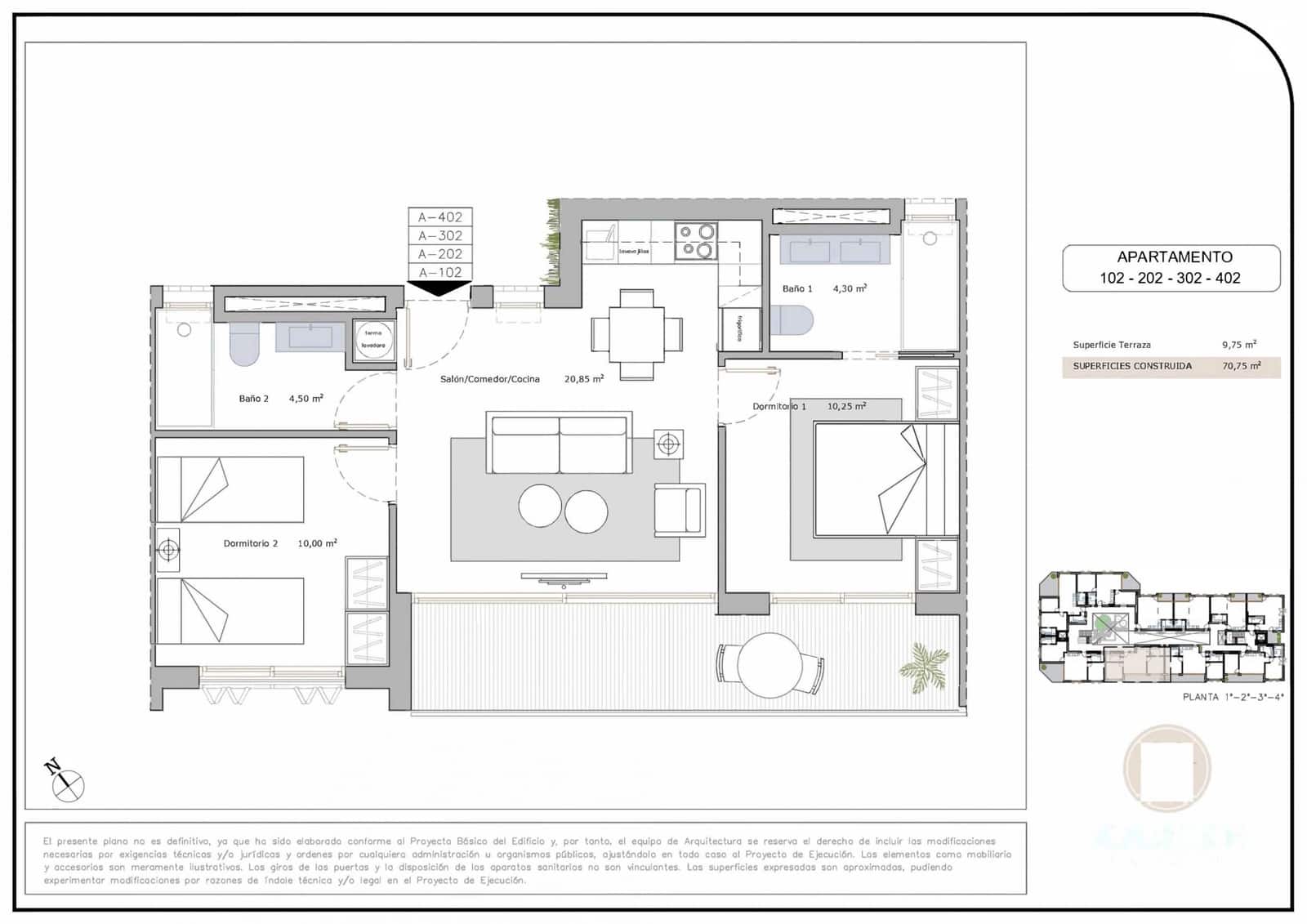 2 bedroom Apartment for sale in Los Cuarteros with pool - € 187,900 (Ref: 9801322)