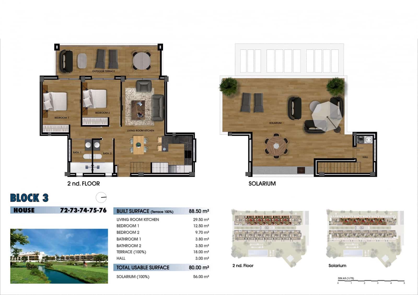 2 slaapkamer Penthouse te koop in Los Alcazares met zwembad - € 325.000 (Ref: 9808640)