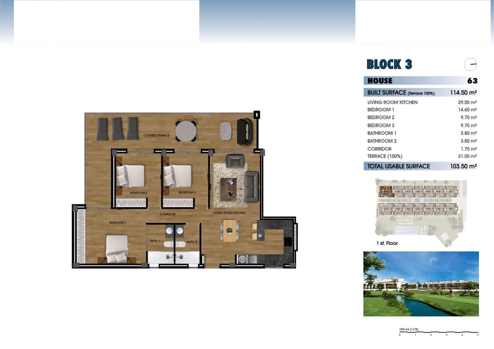 3 Zimmer Apartment zu verkaufen in Los Alcazares mit Pool - 320.000 € (Ref: 9808642)