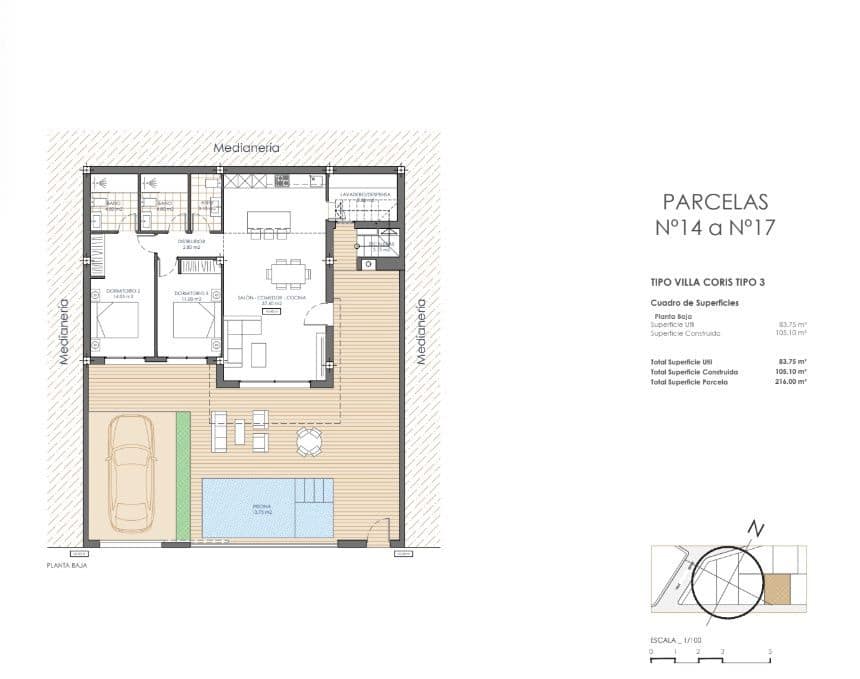 3 bedroom Villa for sale in San Juan de los Terreros - € 365,725 (Ref: 9808663)