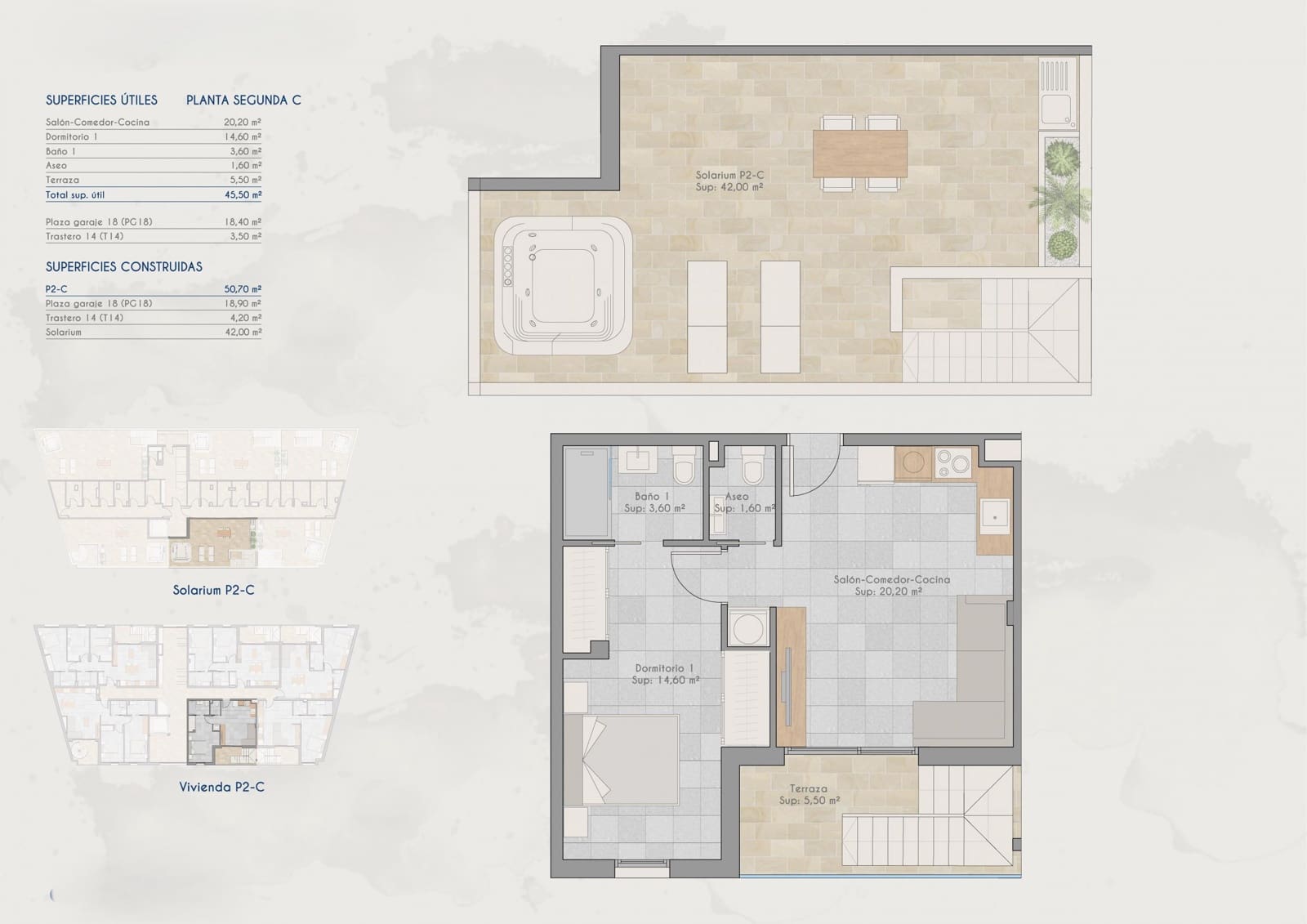 1 soveværelse Penthouse til salg i Lo Pagan med swimmingpool - € 199.000 (Ref: 9808741)