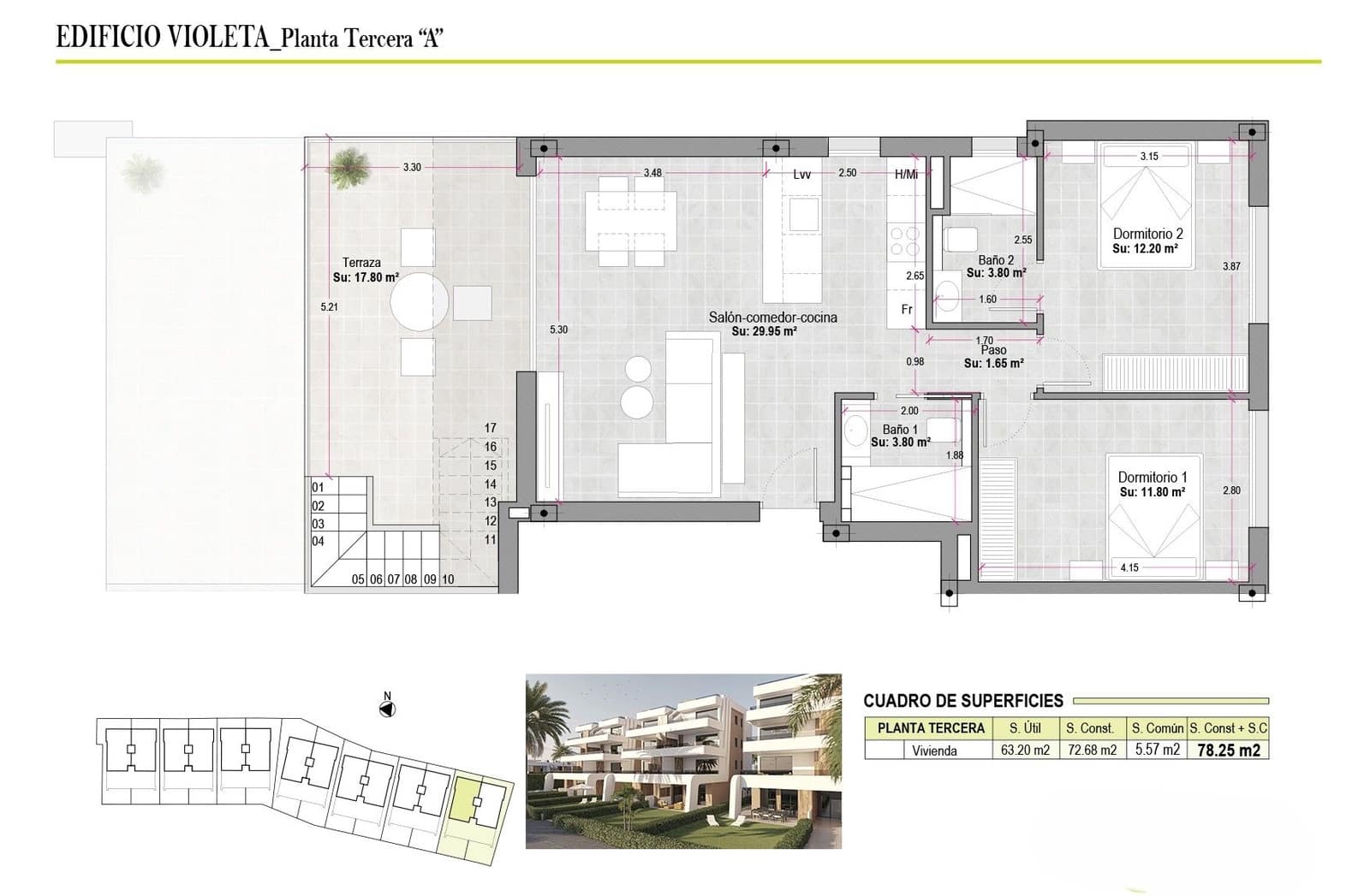 2 bedroom Penthouse for sale in Condado de Alhama with pool - € 269,850 (Ref: 9808823)