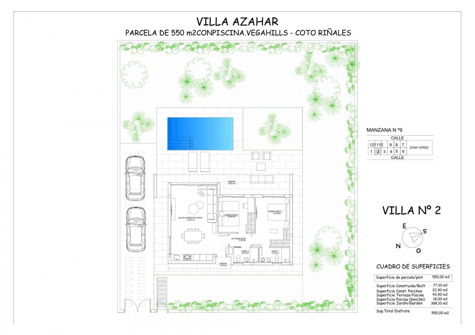 2 Zimmer Villa zu verkaufen in Calasparra - 305.000 € (Ref: 9808862)