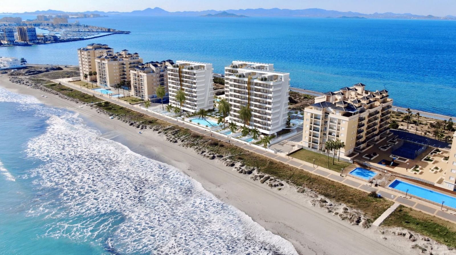 3 sypialnia Apartament na sprzedaż w La Manga del Mar Menor z basenem - 559 000 € (Ref: 9818339)