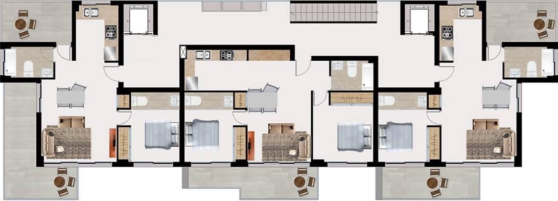 2 bedroom Apartment for sale in Finestrat with pool - € 275,000 (Ref: 9833770)