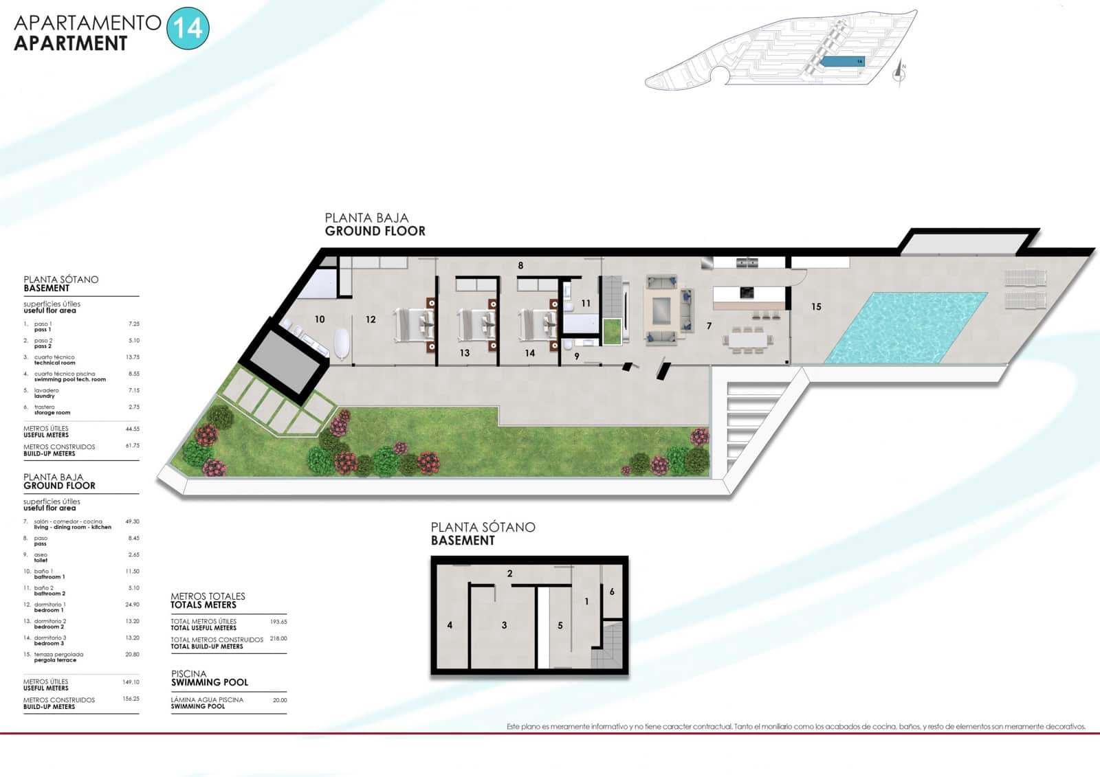 Apartamento de 3 habitaciones en Calpe / Calp en venta con piscina - 1.200.000 € (Ref: 9855574)