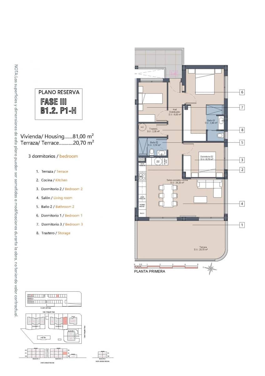 3 chambre Appartement à vendre à Los Alcazares avec piscine - 349 900 € (Ref: 9869271)