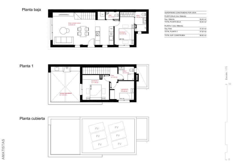 3 makuuhuone Huvila myytävänä paikassa Daya Nueva mukana uima-altaan - 317 000 € (Ref: 9869411)