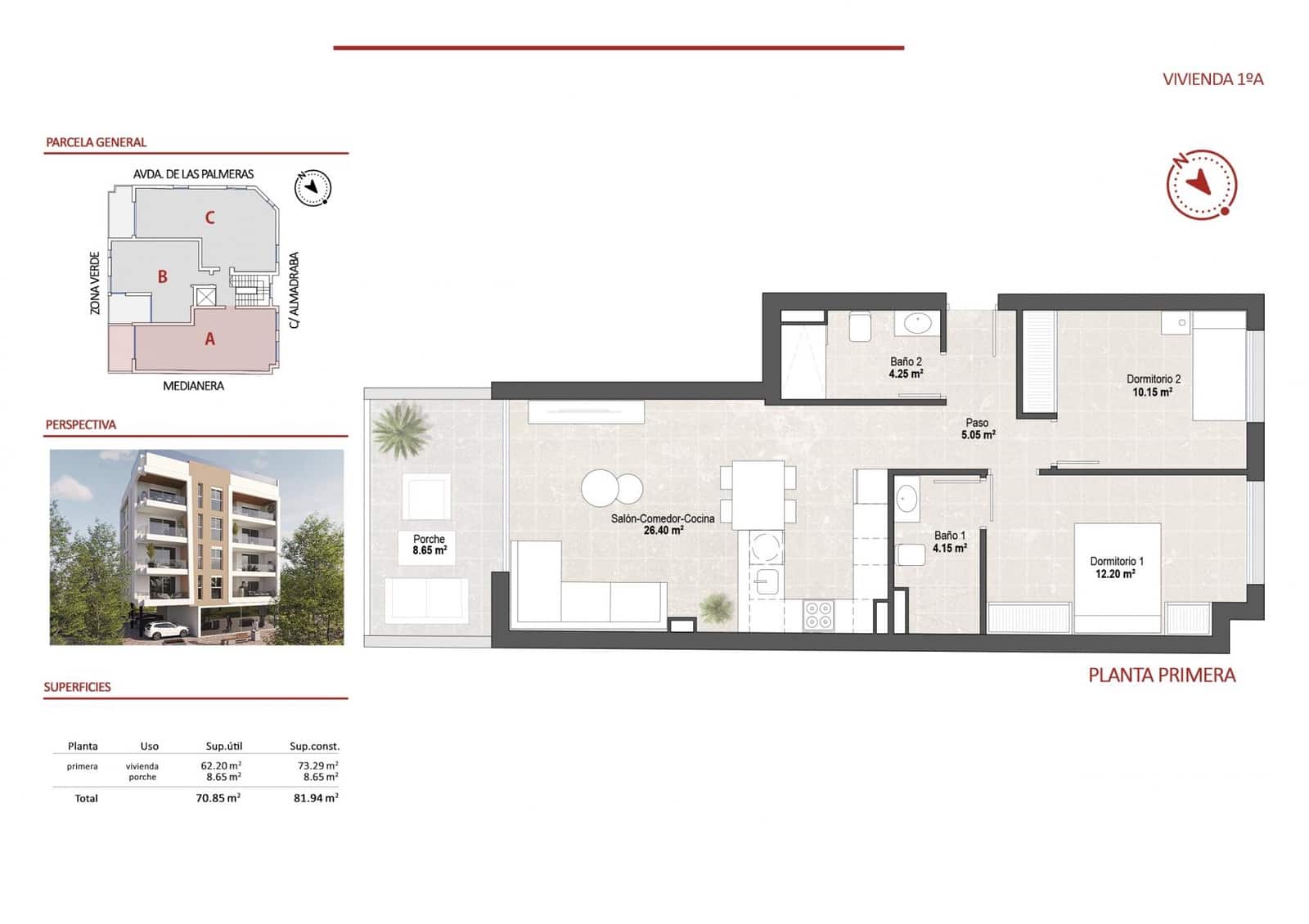 Apartamento de 2 habitaciones en Los Cuarteros en venta con piscina - 229.900 € (Ref: 9869415)