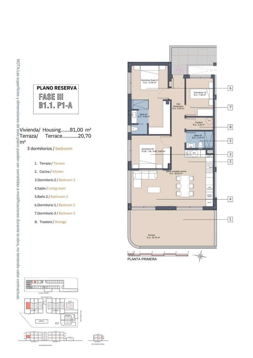 3 chambre Appartement à vendre à Los Alcazares avec piscine - 369 900 € (Ref: 9876541)