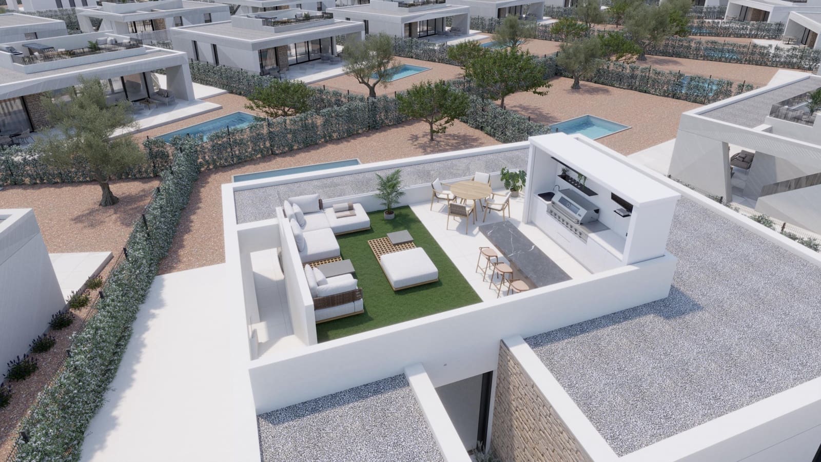 3 bedroom Villa for sale in Fuente Alamo de Murcia - € 338,300 (Ref: 9876543)