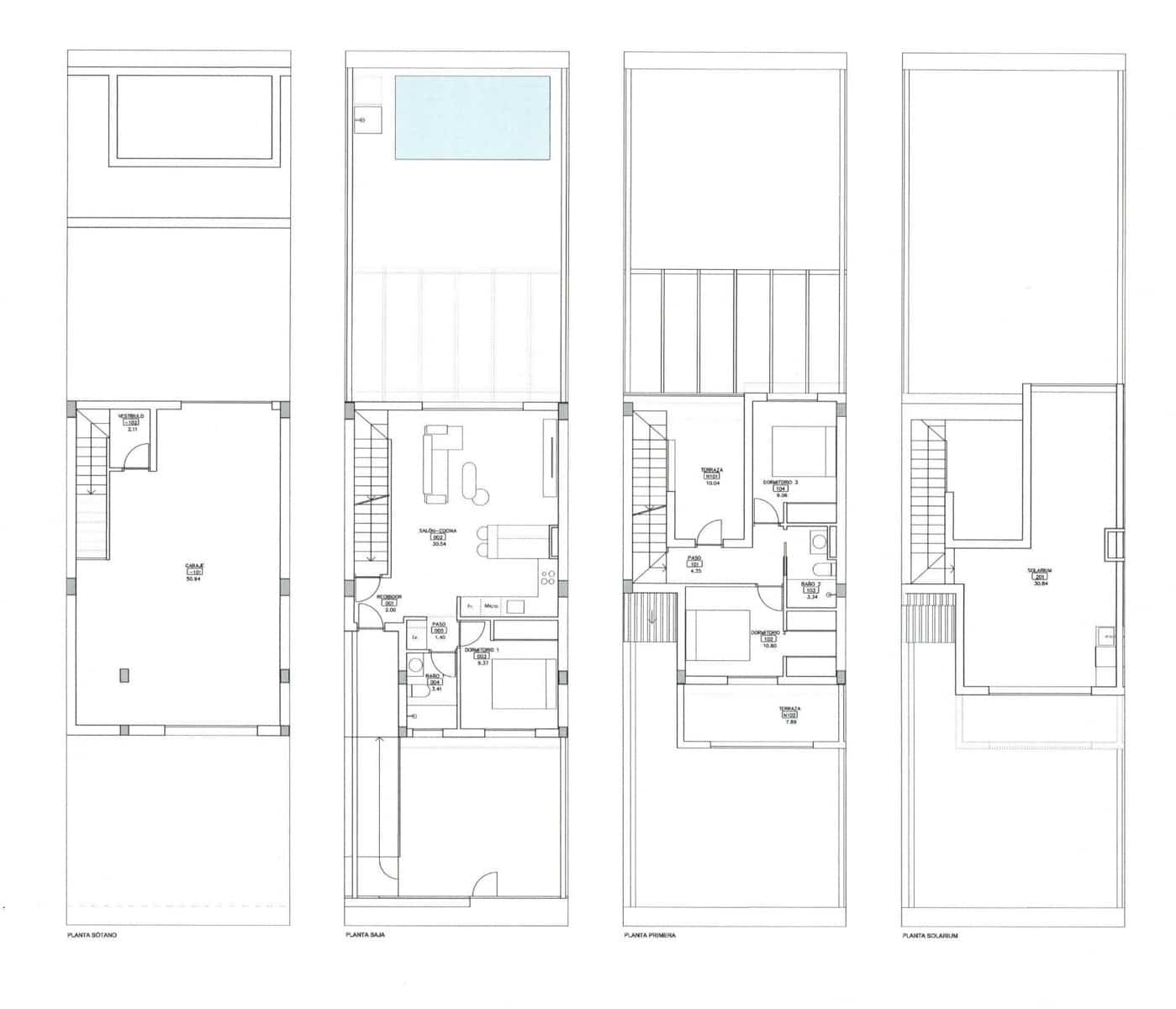 3 makuuhuone Omakotitalo myytävänä paikassa Los Alcazares mukana uima-altaan - 350 000 € (Ref: 9530992)