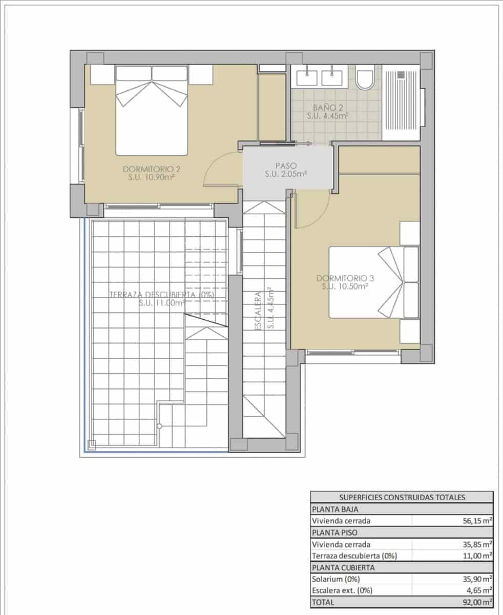 3 sypialnia Willa na sprzedaż w Orihuela z basenem - 374 900 € (Ref: 9531070)
