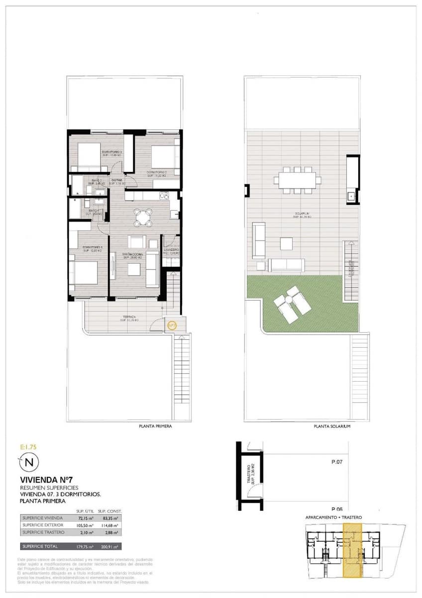 3 sypialnia Bungalow na sprzedaż w Lo Pagan z basenem - 375 900 € (Ref: 9531129)