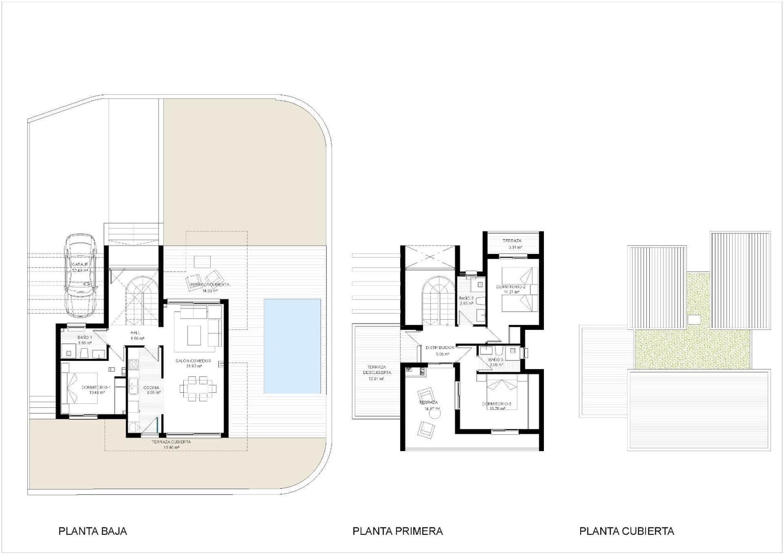 3 makuuhuone Huvila myytävänä paikassa La Nucia mukana uima-altaan - 585 000 € (Ref: 9531197)