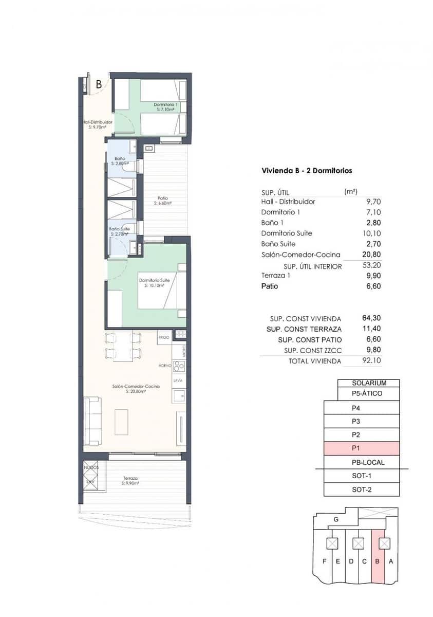 2 chambre Appartement à vendre à Torrevieja avec piscine - 339 000 € (Ref: 9531424)