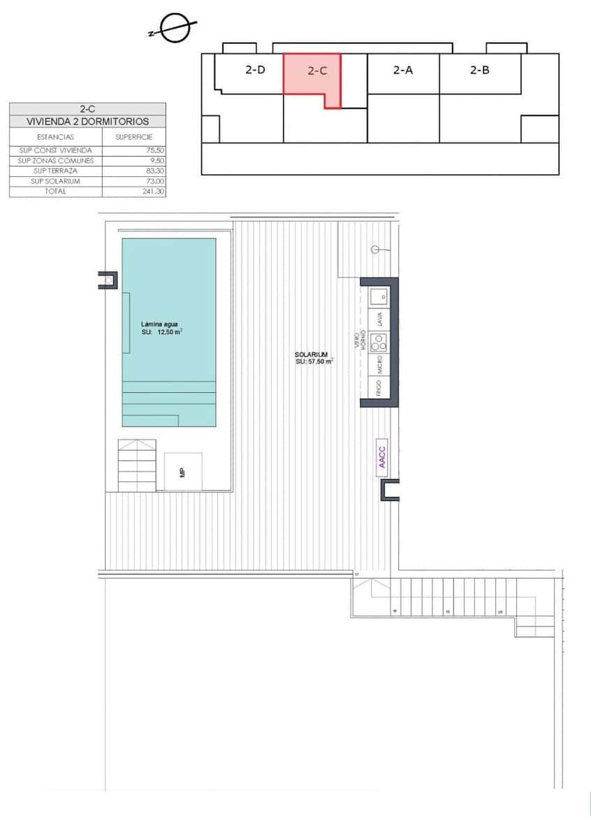 2 sypialnia Penthouse na sprzedaż w Benijofar z basenem - 441 000 € (Ref: 9531456)