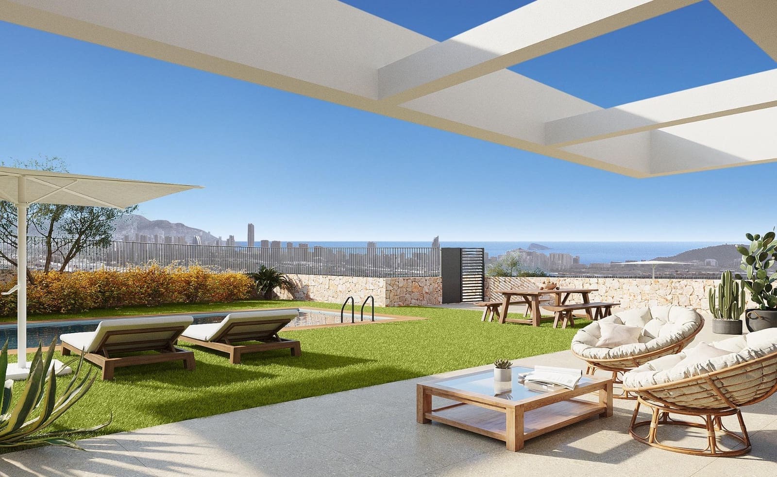 4 quarto Moradia para venda em Finestrat com piscina - 555 000 € (Ref: 9531499)